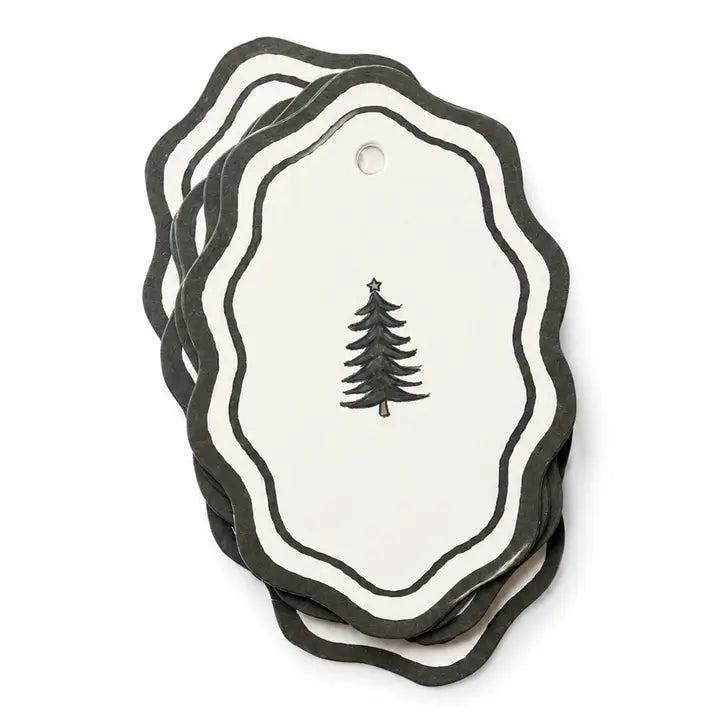 Parcel Paper Gift Tags, Set of 12