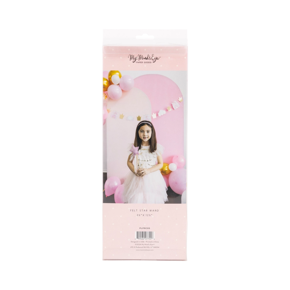 Princess Puffy Felt Wand