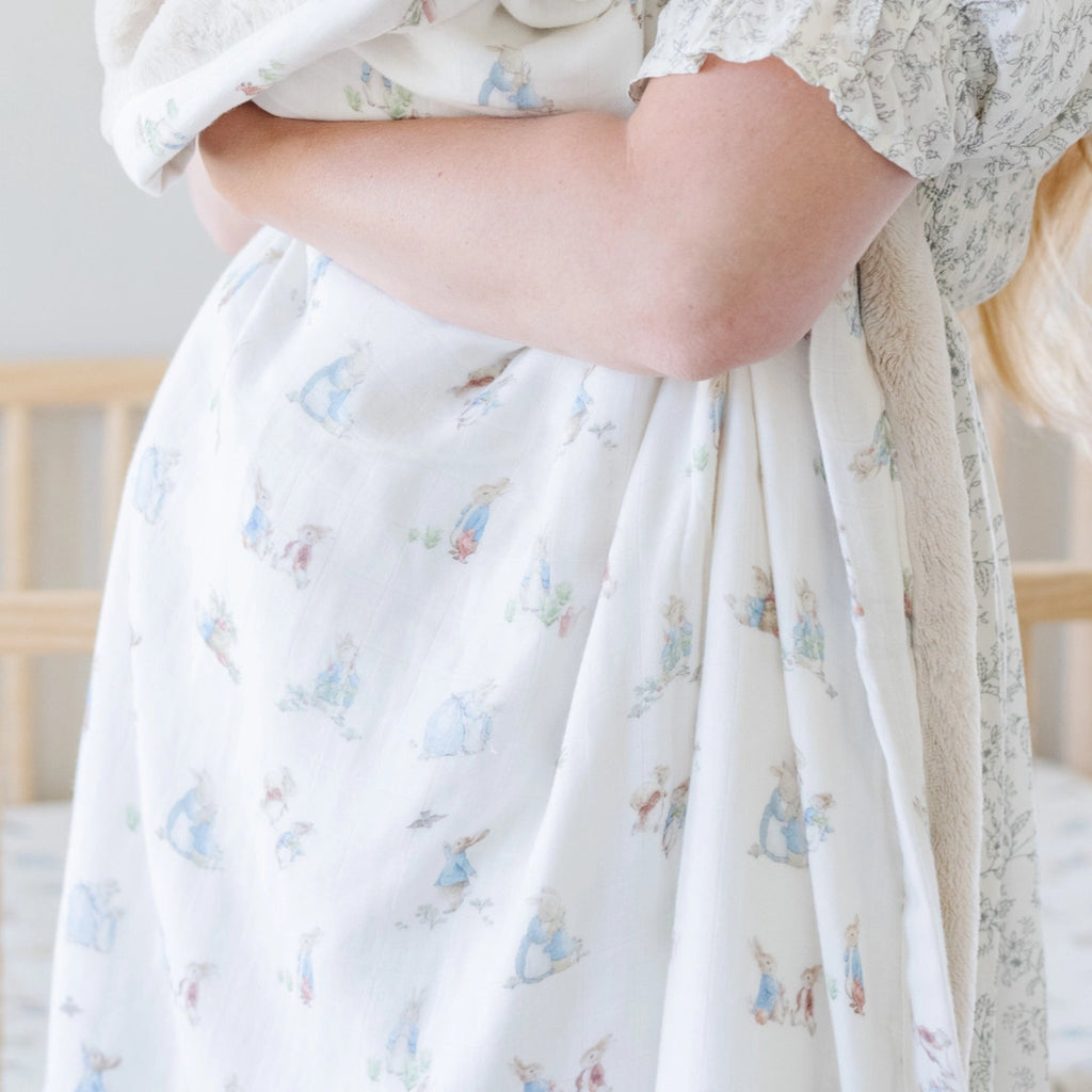 Peter Rabbit Bamboo Rayon Muslin/Lush Blankets