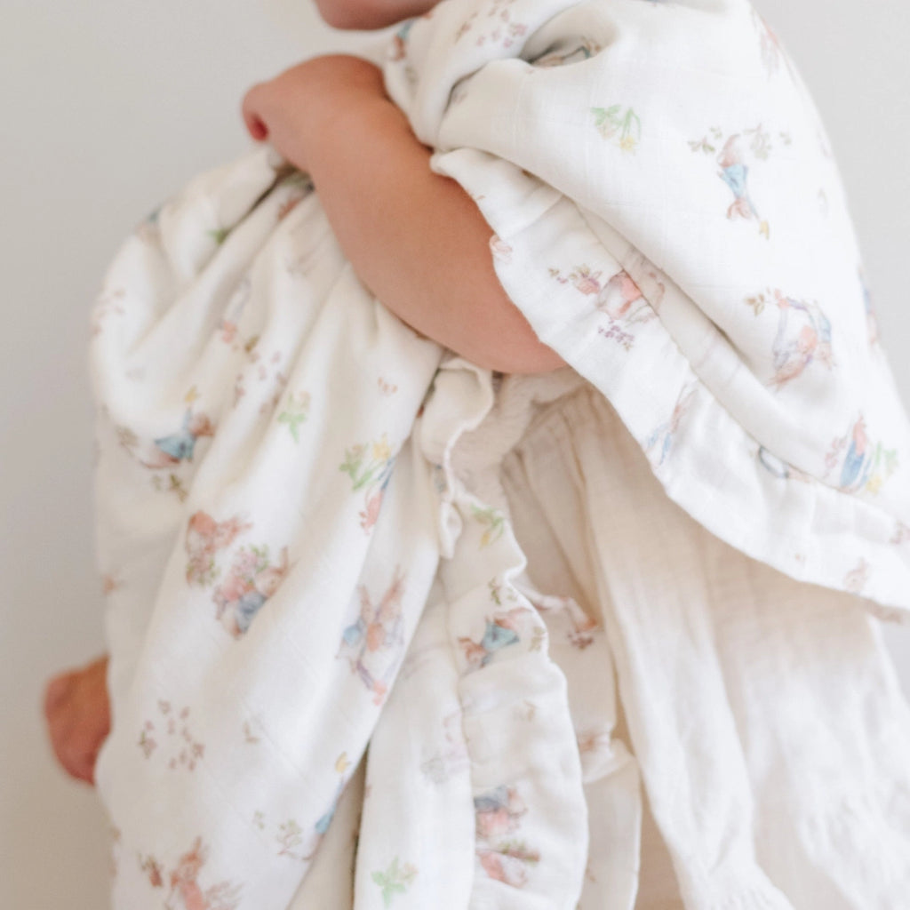 Peter Rabbit Bamboo Rayon Muslin/Lush Blankets
