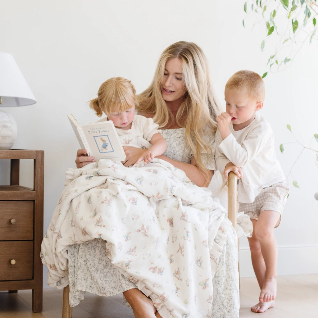 Peter Rabbit Bamboo Rayon Muslin/Lush Blankets