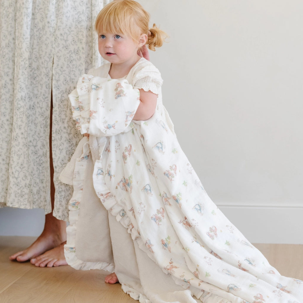 Peter Rabbit Bamboo Rayon Muslin/Lush Blankets