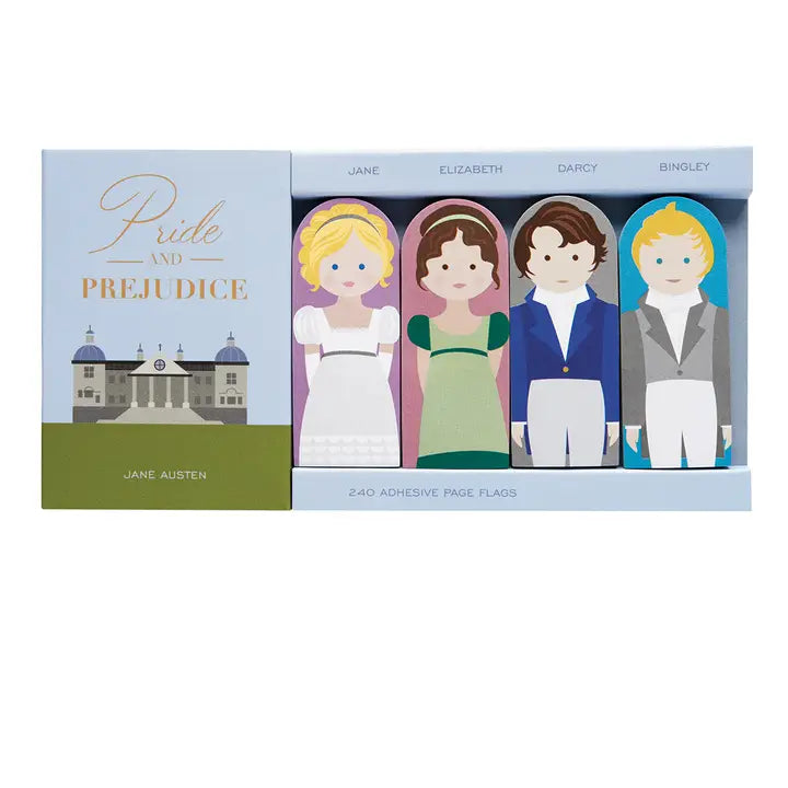 PRIDE AND PREJUDICE CLASSIC CHARACTERS PAGE FLAGS