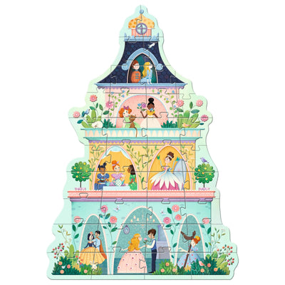 THE PRINCESS TOWER 36PC GIANT FLOOR PUZZLE