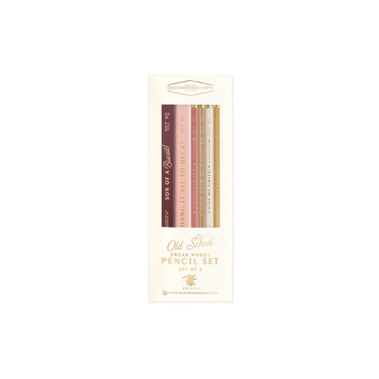 PENCIL SET - "VINTAGE SWEAR WORDS"