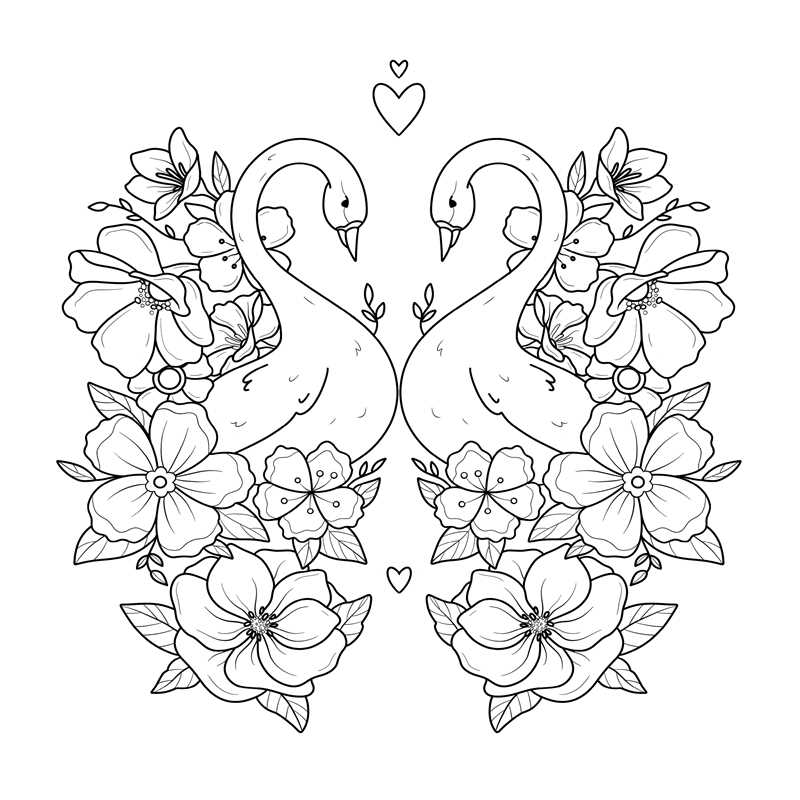 Pretty Simple Coloring: Love