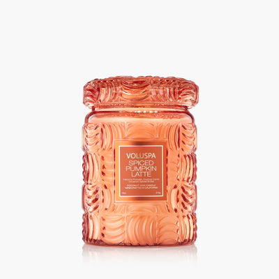 Voluspa Spiced Pumpkin Latte, Jar Candle