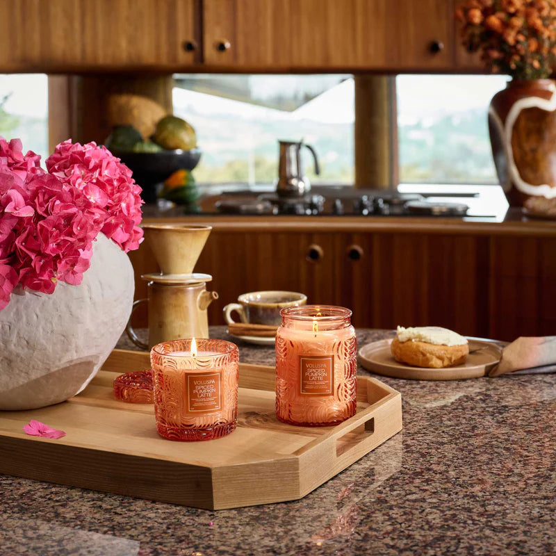 Voluspa Spiced Pumpkin Latte, Jar Candle