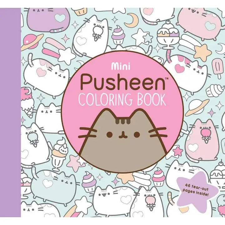 MINI PUSHEEN COLORING BOOK BY CLAIRE BELTON