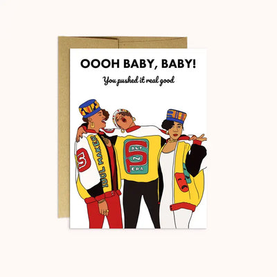 PUSH IT! - BABY CARD