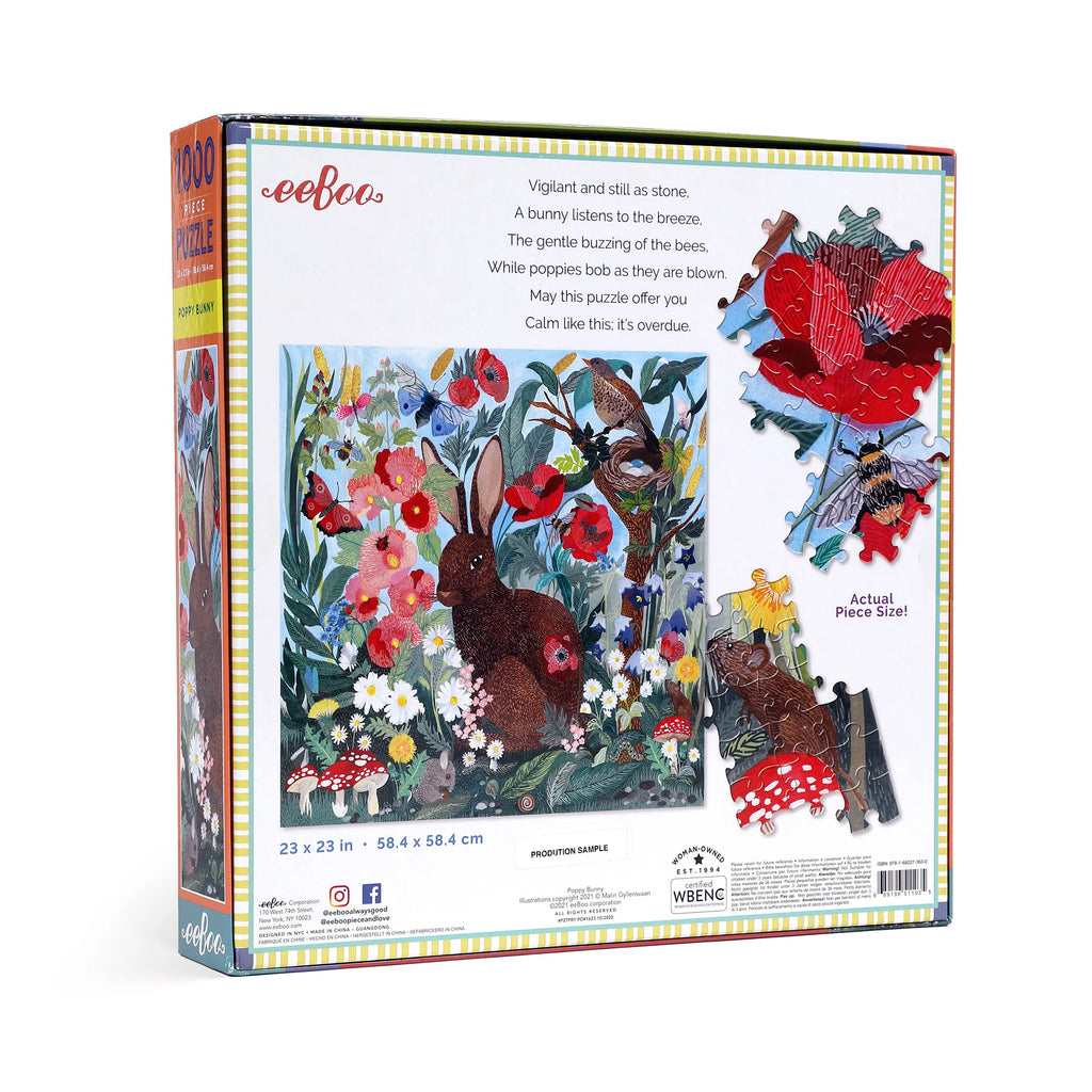 POPPY BUNNY 1000PC PUZZLE