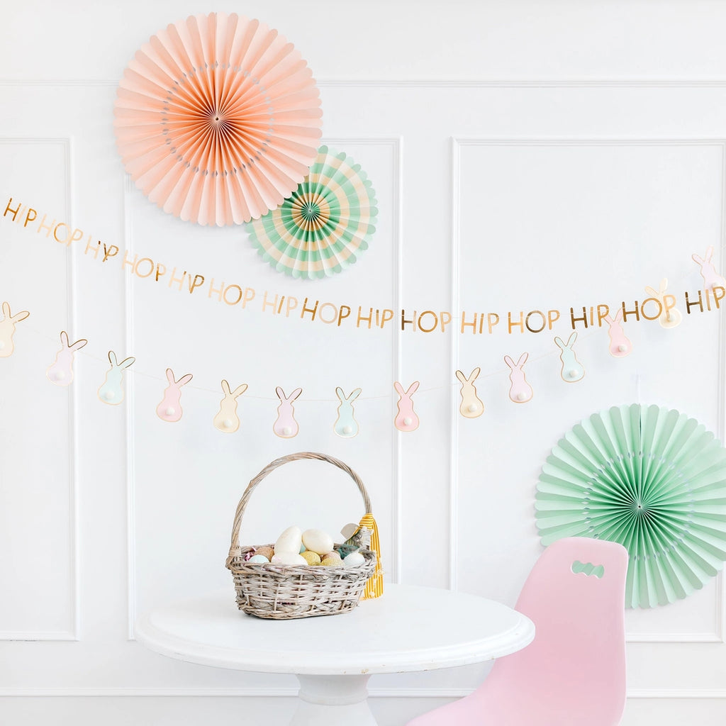 PASTEL BUNNY POM POM BANNER