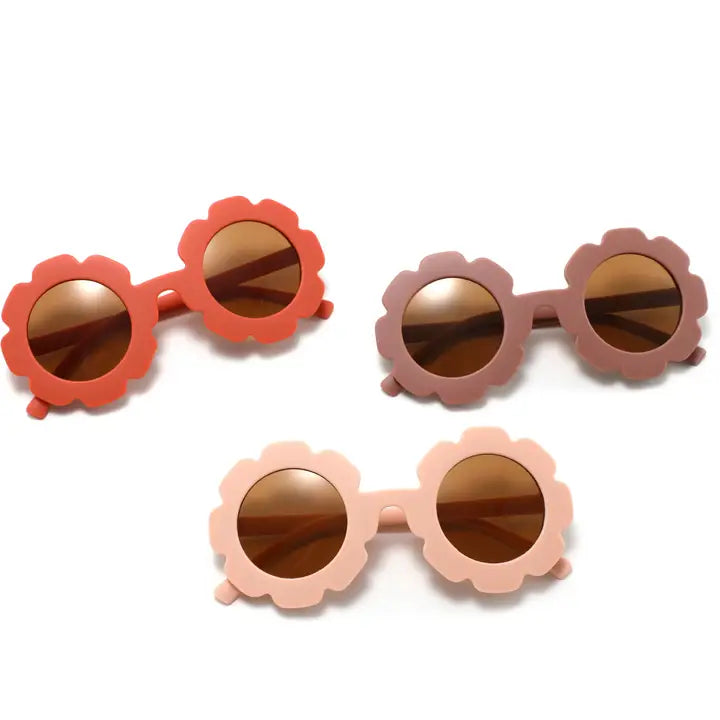 Pale Pink Flower Sunglasses