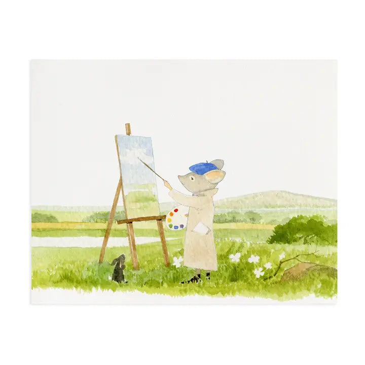 Plein Air Artist - Art Print