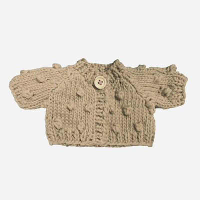 Popcorn Cotton Cardigan For Stuffed Animal