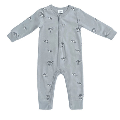 PNW Baby Snap Romper - Orcas