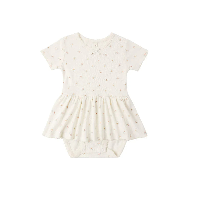 Pointelle Skirted Bodysuit Petit Fleur