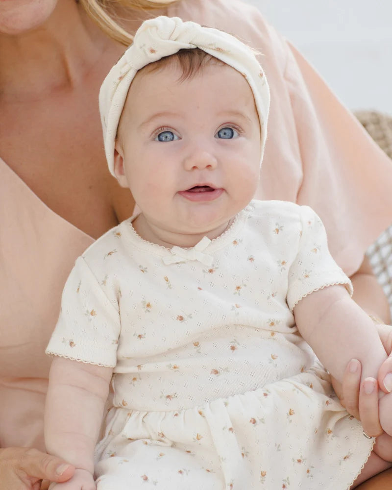 Pointelle Skirted Bodysuit Petit Fleur