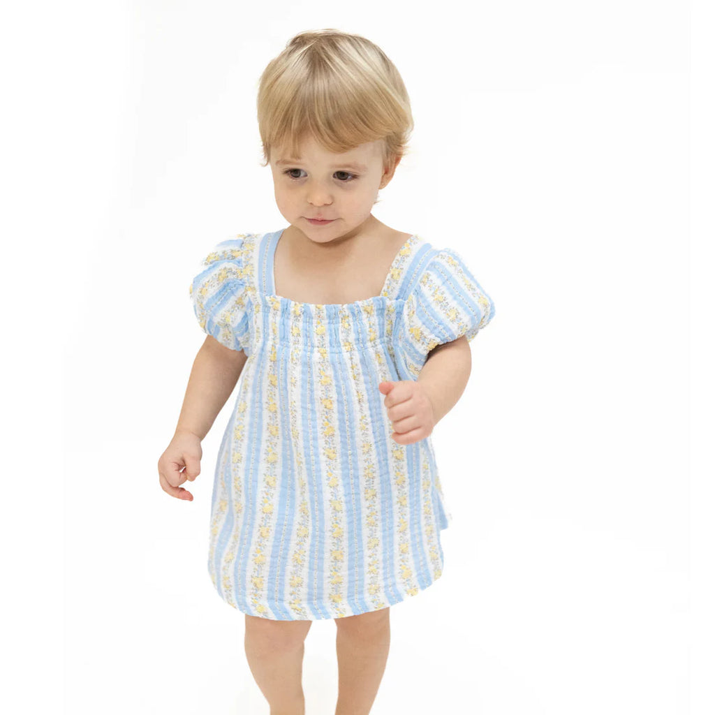 Puff Sleeve Baby Doll Dress and Bloomer