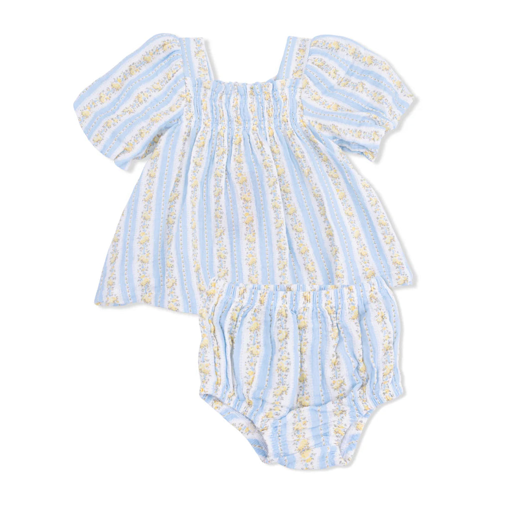 Puff Sleeve Baby Doll Dress and Bloomer
