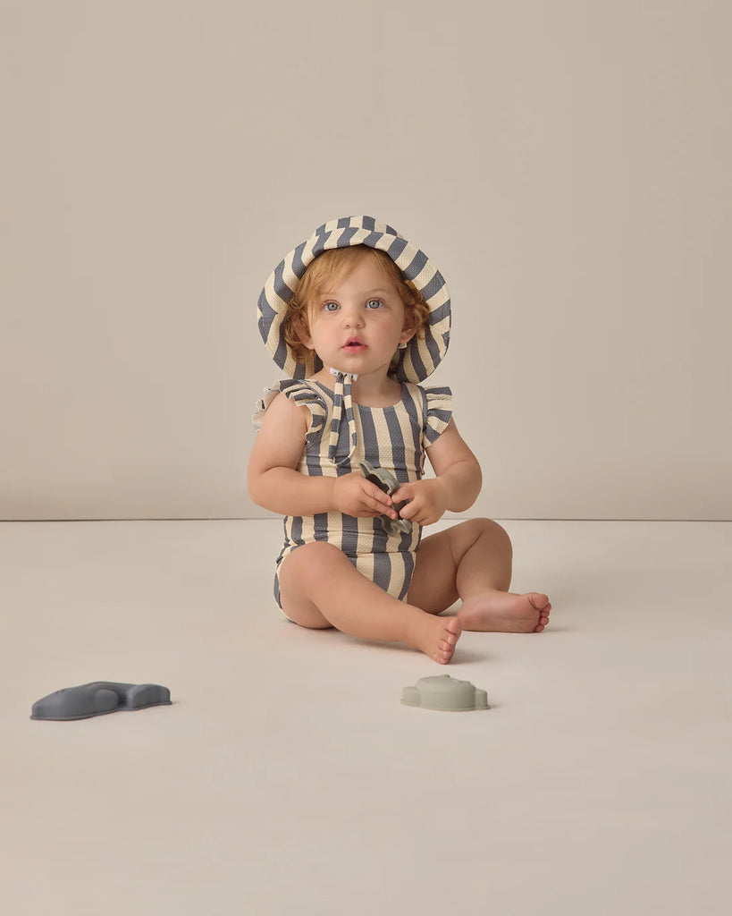 Bucket Hat Retro Stripe Ocean