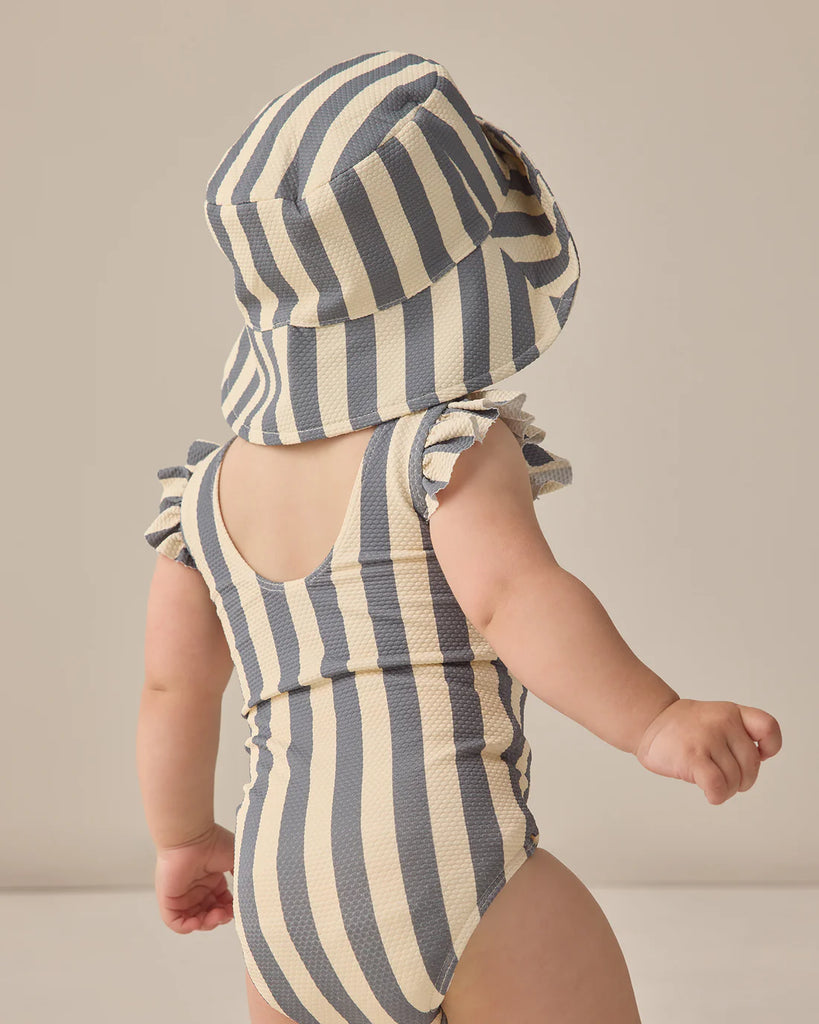 Bucket Hat Retro Stripe Ocean