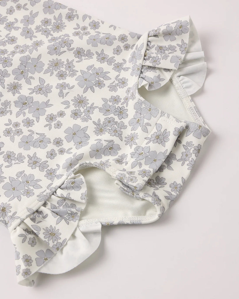 Olivia Rashguard One-Piece Blue Floral