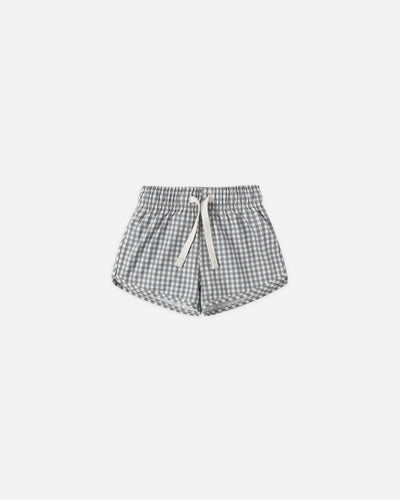 Boys Swim Short Ocean Gingham