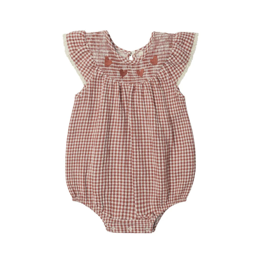 Lenore Romper Red Gingham