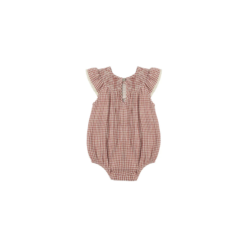 Lenore Romper Red Gingham