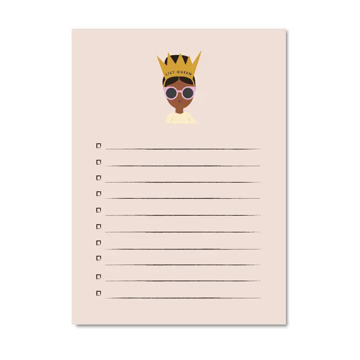 LIST QUEEN SEQUEL NOTEPAD