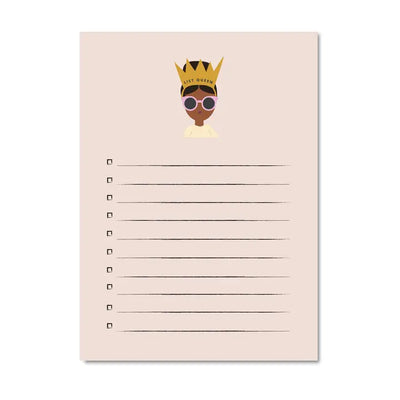LIST QUEEN SEQUEL NOTEPAD