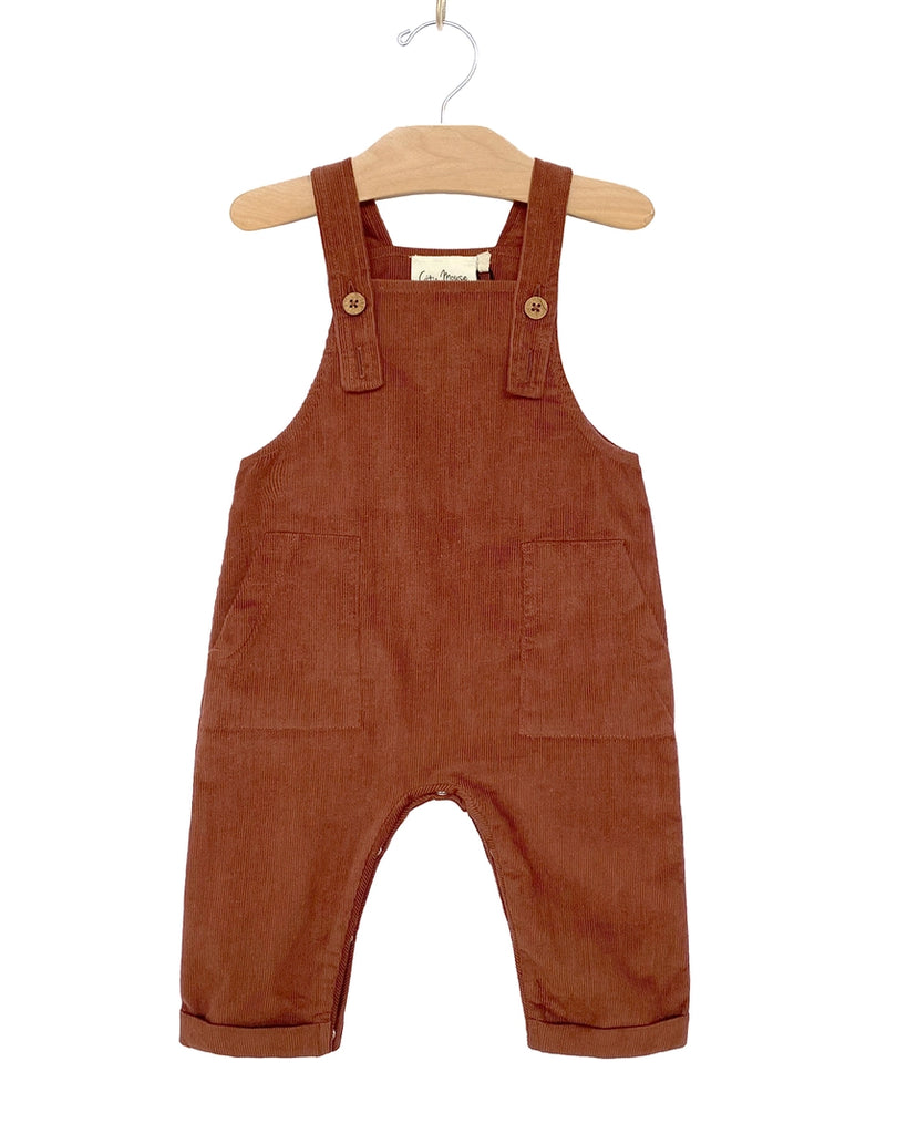 Corduroy Overall - Rust