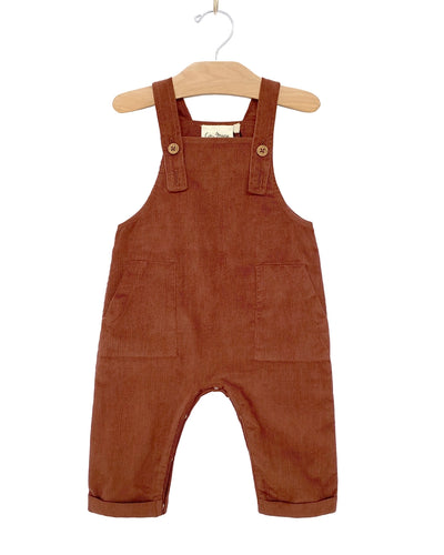 Corduroy Overall - Rust