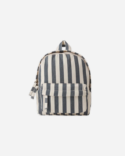 Mini Backpack Navy Stripe