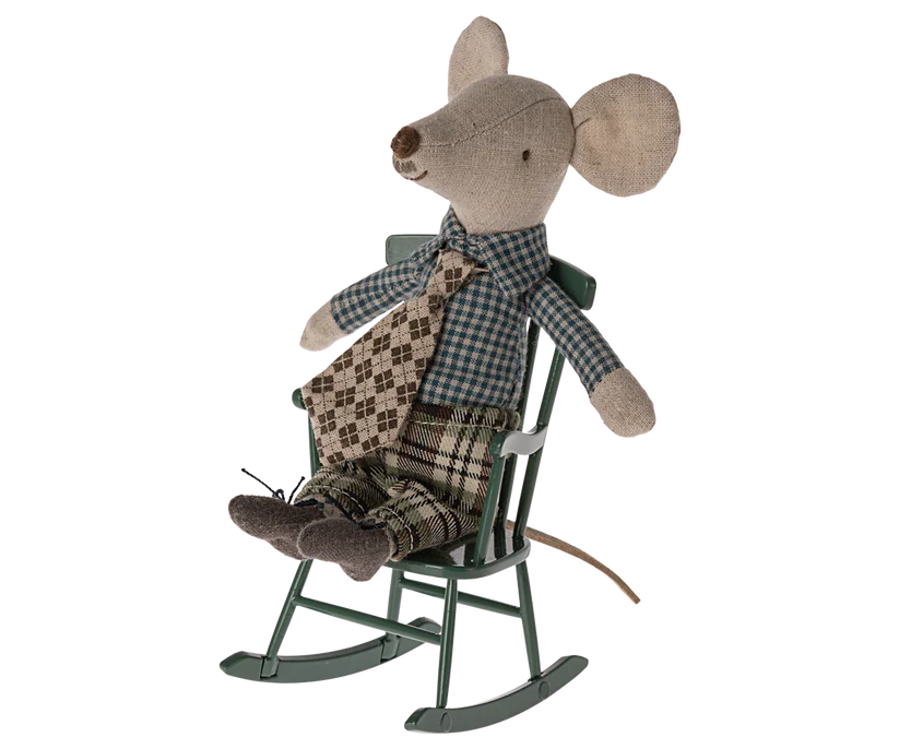Rocking Chair, Mouse - Dark Green