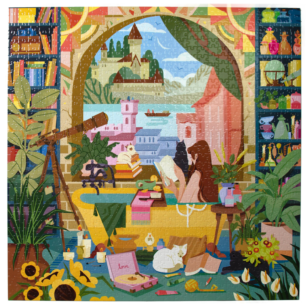 READING & RELAXING 1000PC PUZZLE