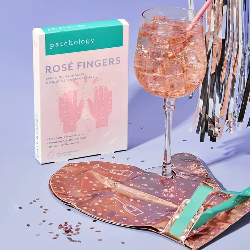 Patchology Rosé Fingers Renewing Hand Mask