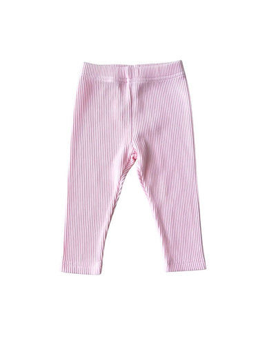 RIBBED LEGGINGS | PINK