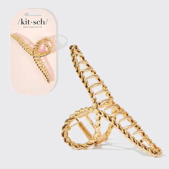 METAL ROPE CLAW CLIP - GOLD