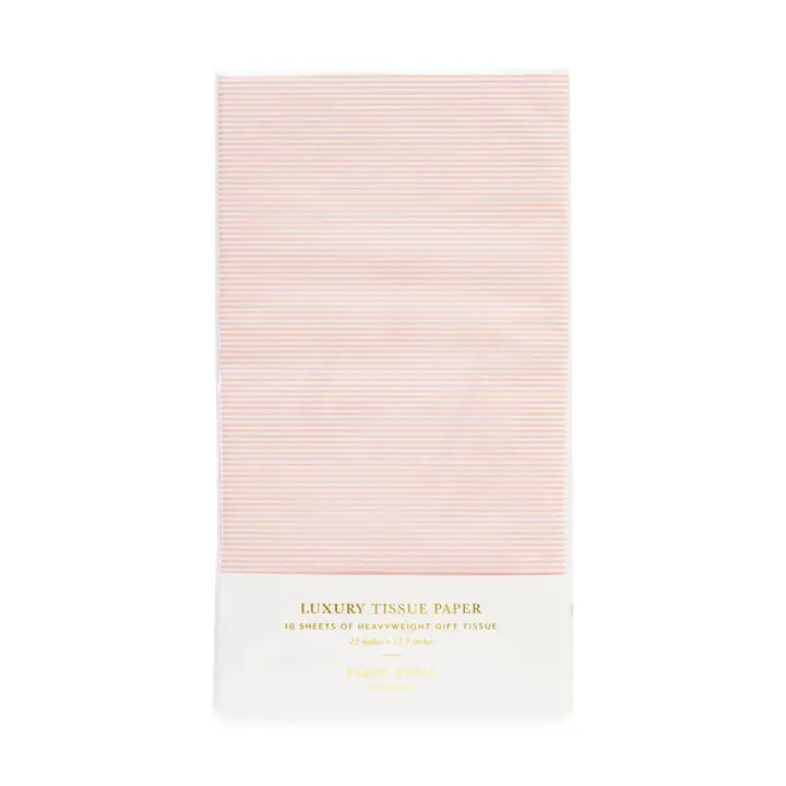 TISSUE PAPER, ROSE STRIPE