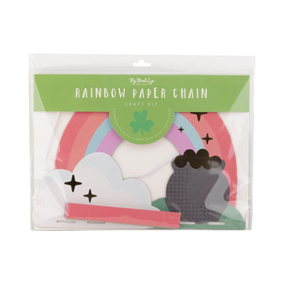 Rainbow Paper Chain Project