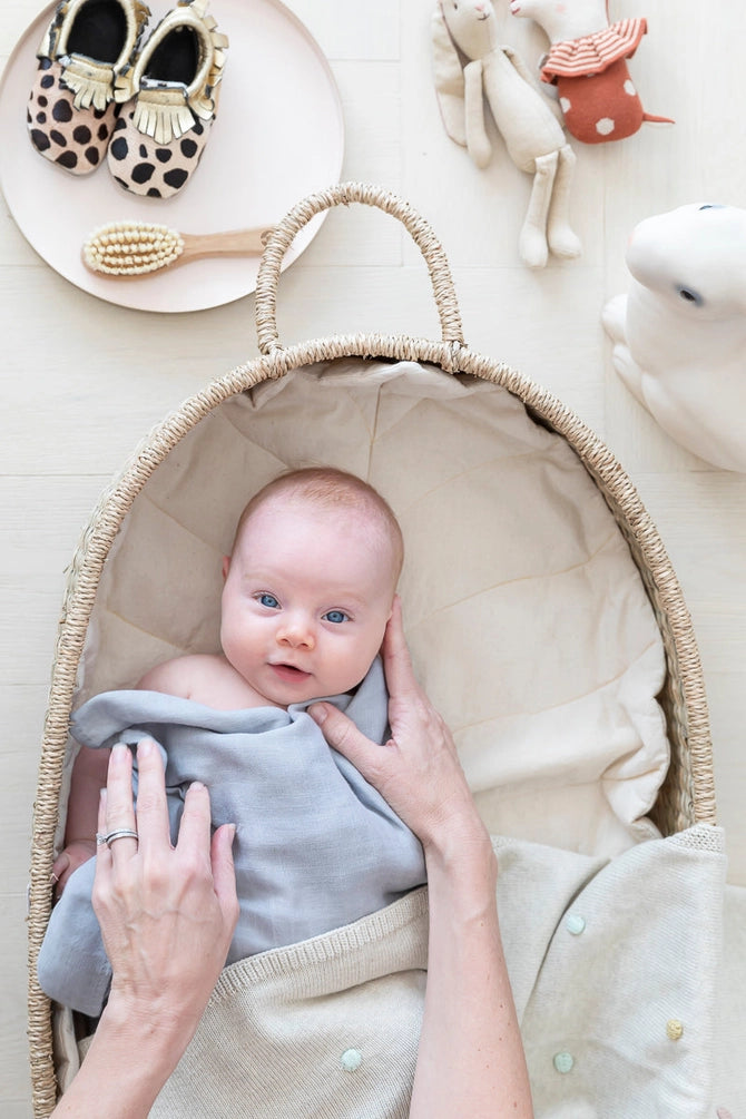 Raw Baby Changing Basket Set