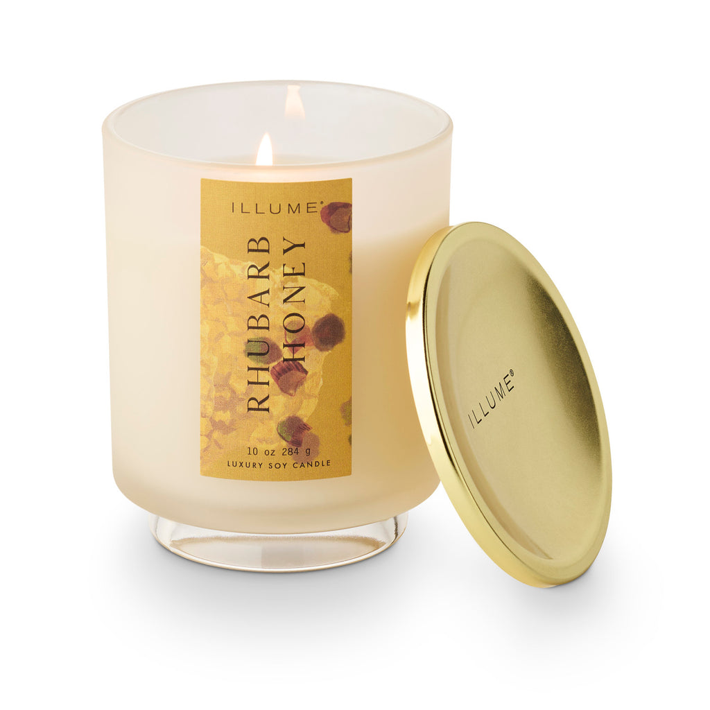 Rhubarb Honey Signature Glass