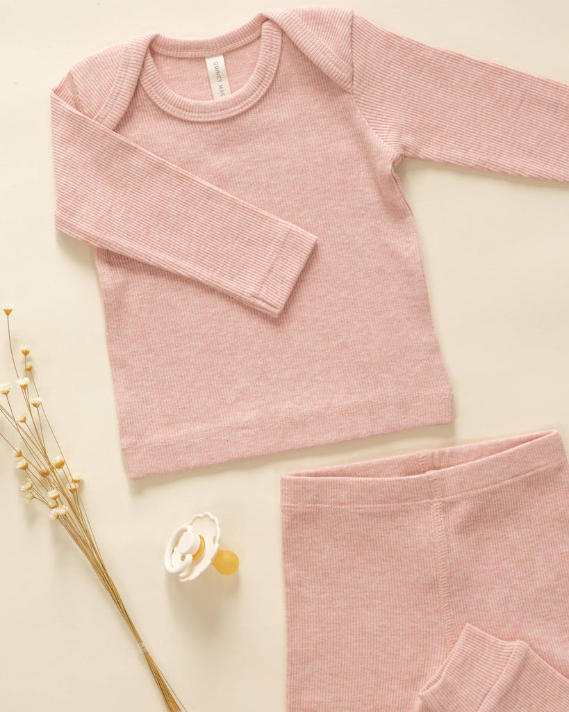 Ribbed Tee & Legging Set