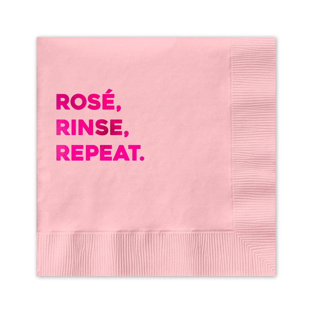 ROSE COCKTAIL NAPKIN