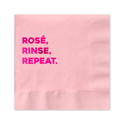 ROSE COCKTAIL NAPKIN