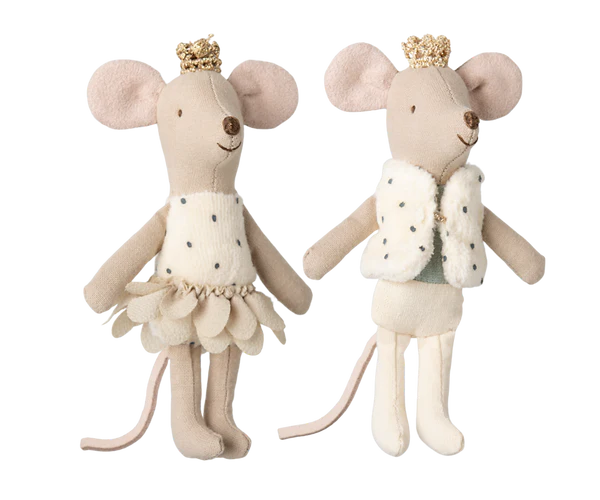 Royal Twin Mice, Little Sister And Brother In Matchbox