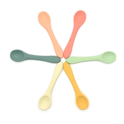 Bogo 2pc Silicone Baby Spoon Set