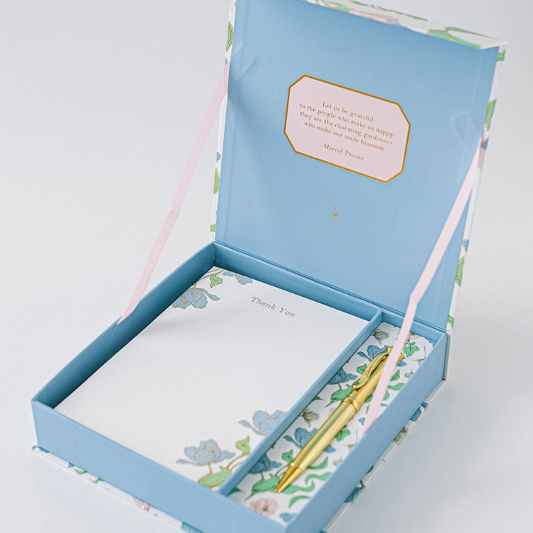 LES FLEURS PARISIENNES LUXURY STATIONERY SET